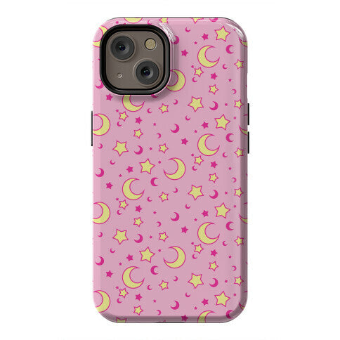 Dreamy Pastel Moon And Stars Phone Case